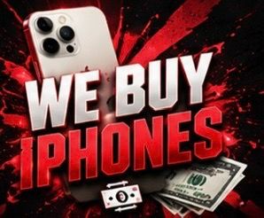 We buy all iPhones and Samsungs
