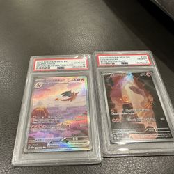 CHARIZARD & CHARMANDER GRADE 10 