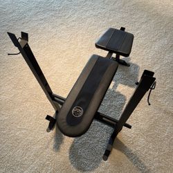 Adjustable Bench Press Bench with Barbell Rack