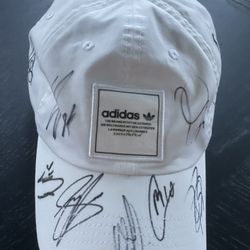 adidas Cap With Real Madrid CF And Chelsea F.C.players Autographs 