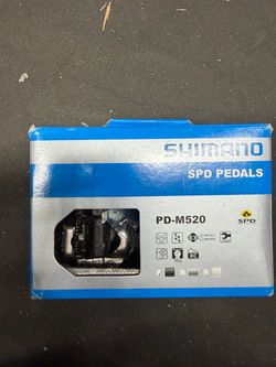 Shimano PD-M520 XC Clipless Bike Pedals W/ SM-SH51 Cleats SPD