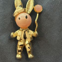 Vintage Jelly Belly Bunny pin