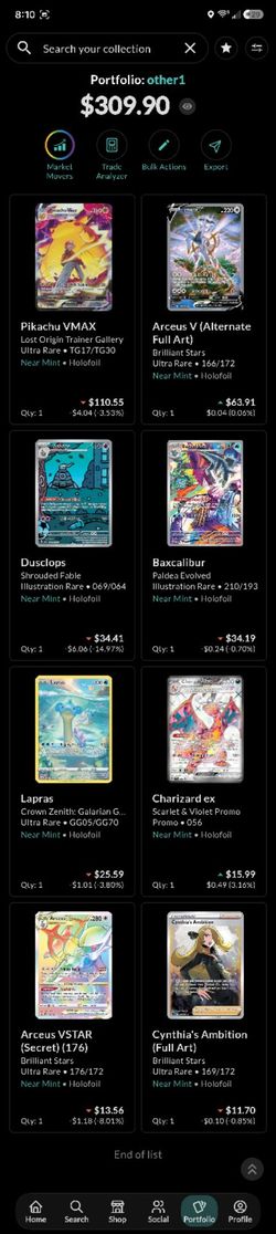 Pokémon Holofoil Card Collection Lot