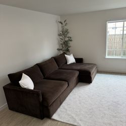 Crate And Barrel Sectional Couch 