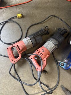 Two Milwaukee Sawzall Broken
