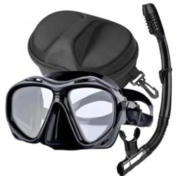 Hyperopia Diving Mask, Tempered Lens Anti-Fog Silicone for Adult Snorkeling