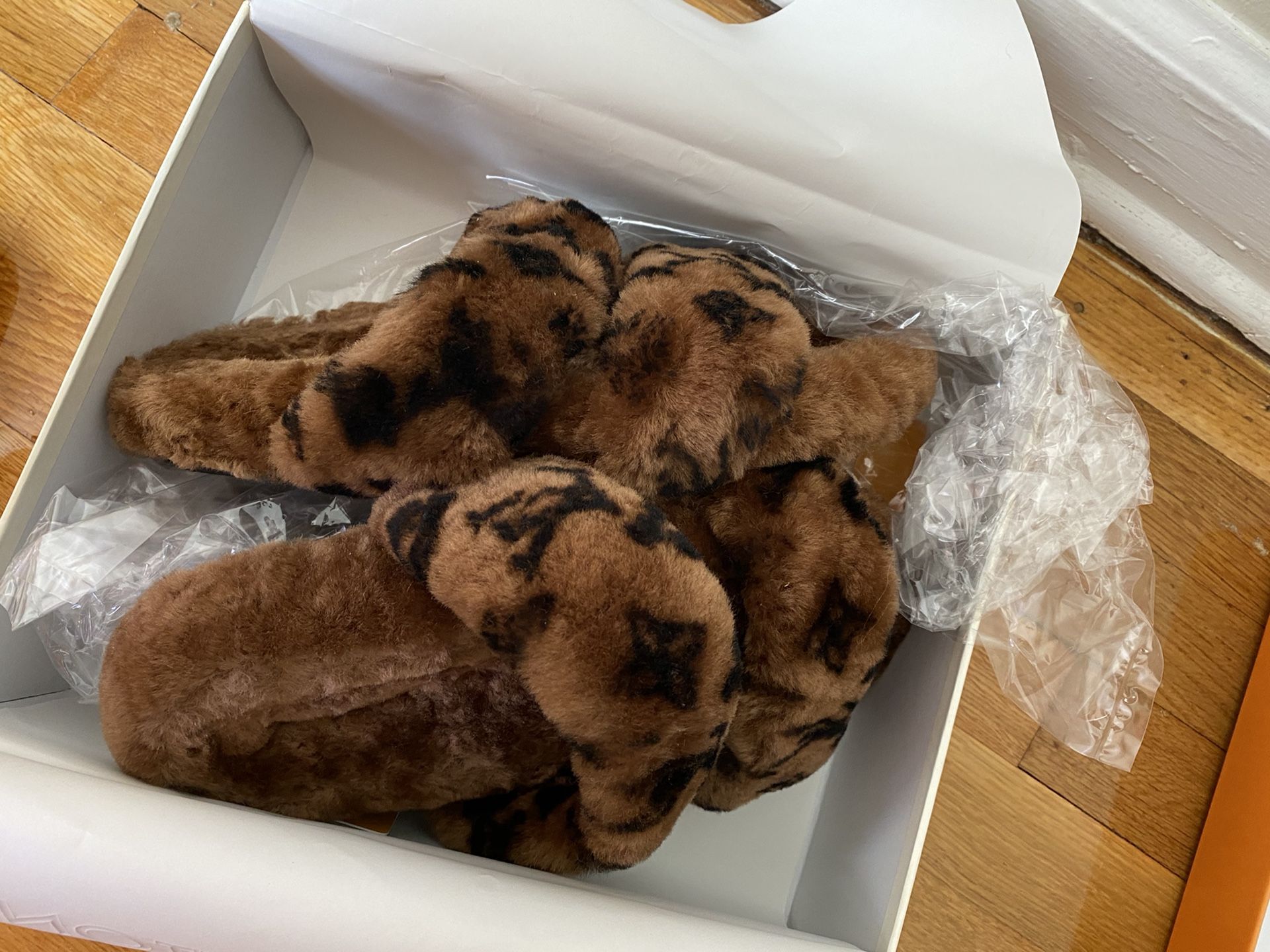 Louis Vuitton Fur Mule Sandals