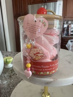 Strawberry Shortcake Powder Puffs 