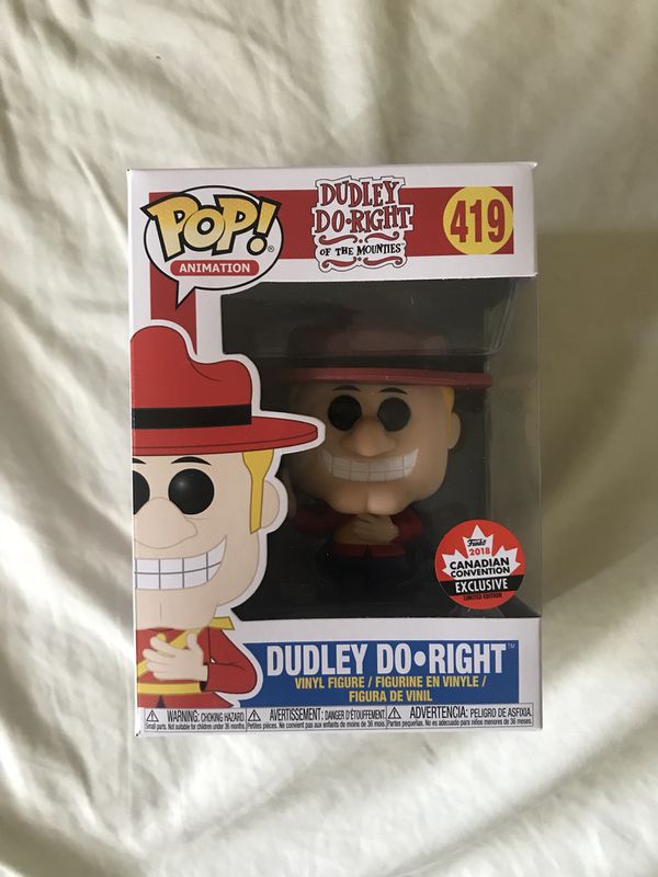 Animation 419 Dudley Do Right Pop 2018 Canadian Convention Exclusive Funko Pop