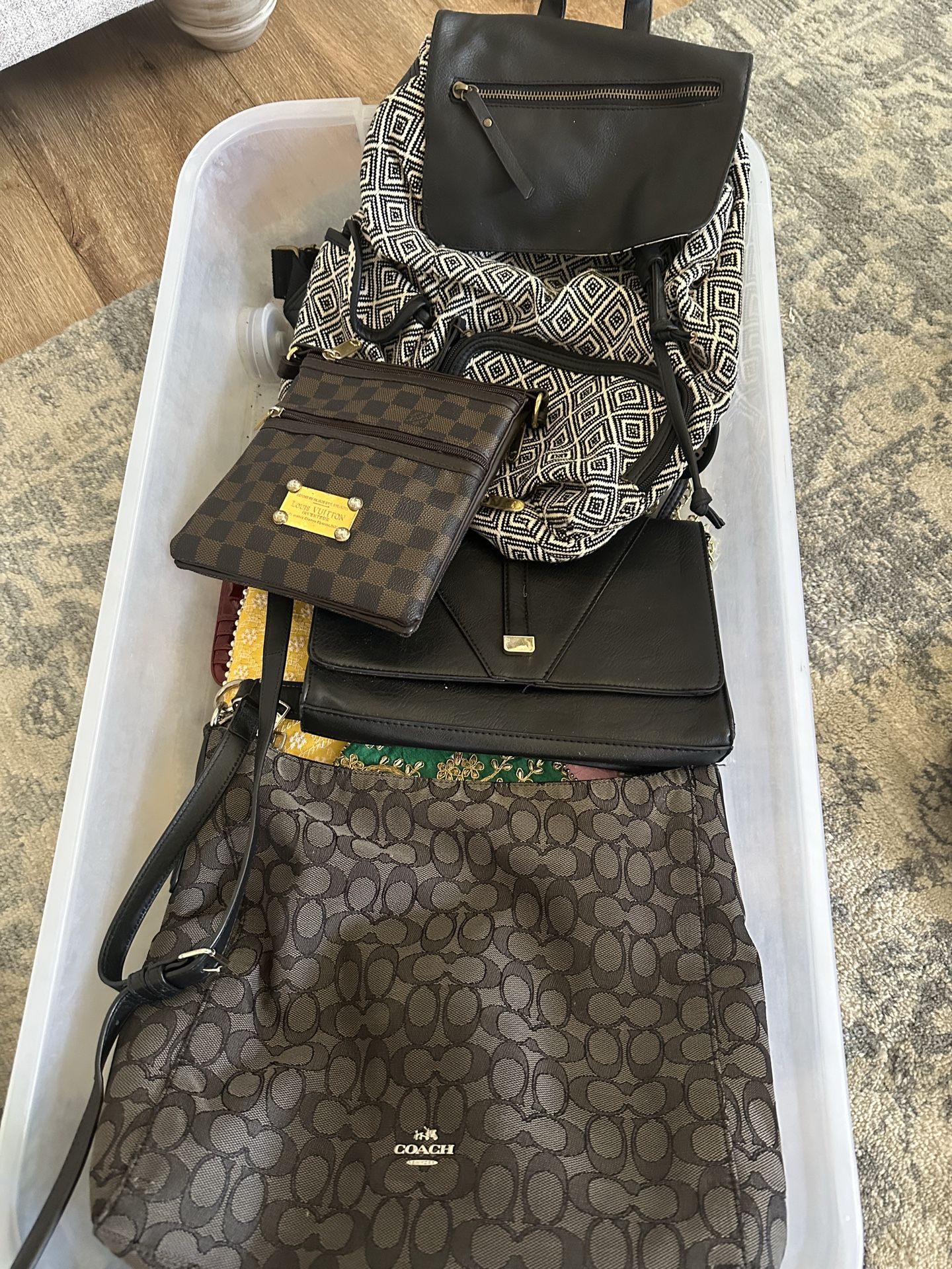 5 Large Bags of Clothes, Hats, & Shoes for $30