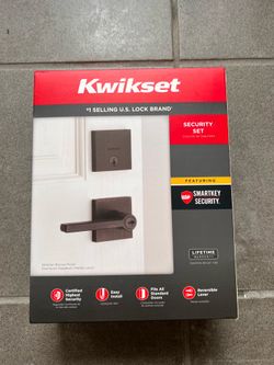 Kwikset 991 Halifax Keyed Entry Lever and Single Cylinder Deadbolt Combo Pack