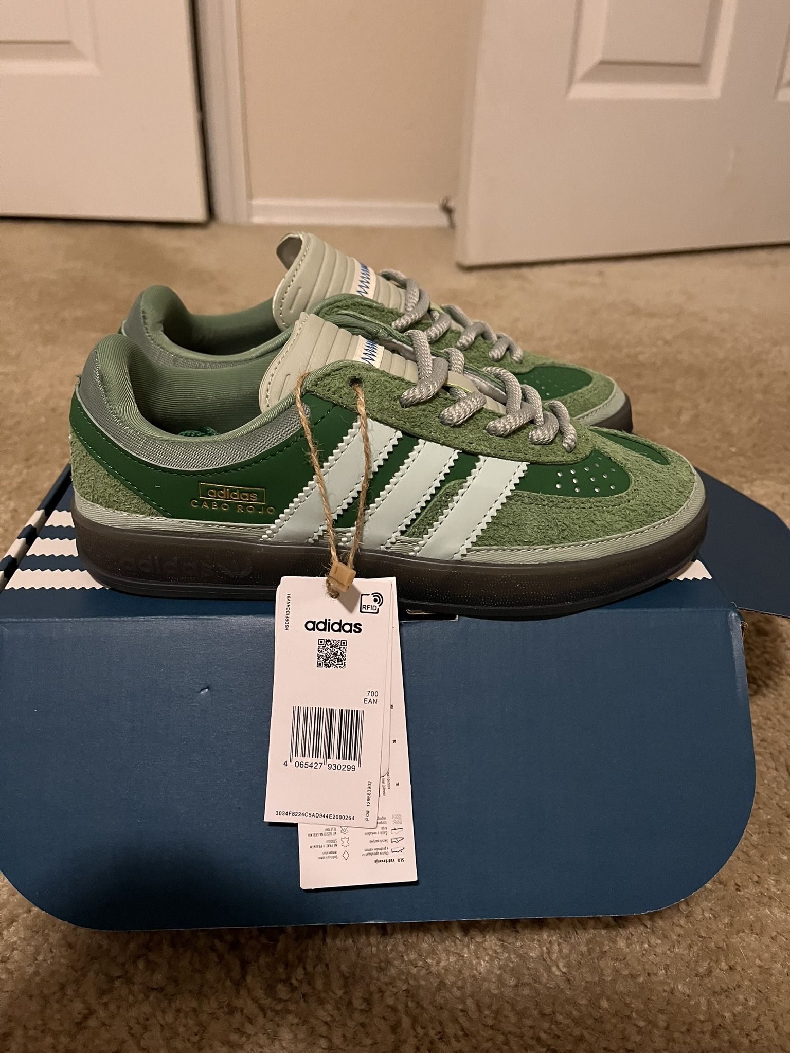 adidas bad bunny gazelle Cabo Rojo Size 5.5m New