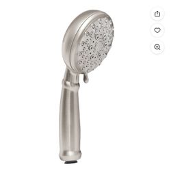 Moen Brushed Nickel 1 settings Showerhead 2.5 gpm