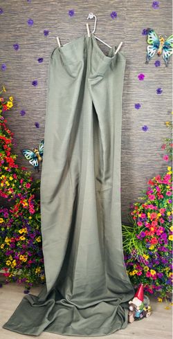 Sage Green Curtain 2 Panels Set