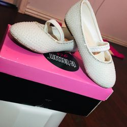 Baptism Pearl & Diamond Shoes
