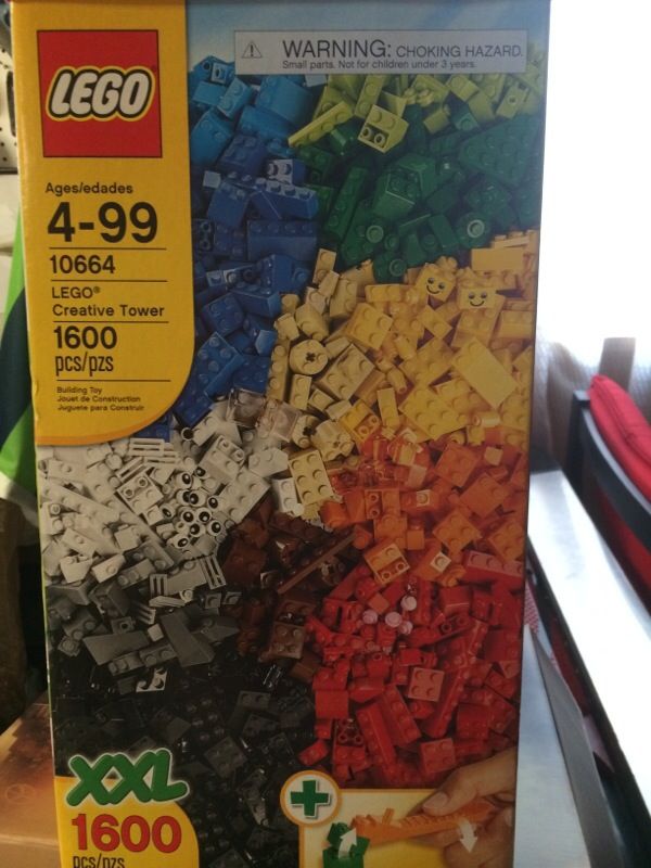Lego 10664-1600 pieces Lego Bricks NEW