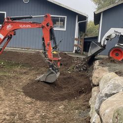 Excavator And Skid Steer