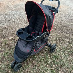 Black And Red Stroller
