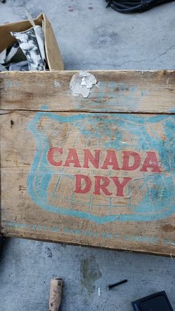 Vintage wooden crate