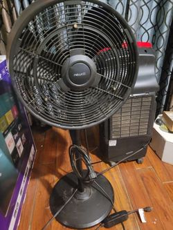 New fan with a built in mister with built in surge protection