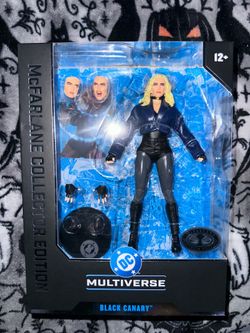 McFarlane DC Multiverse BLACK CANARY PLATINUM Variant Collector Edition # 54 7"