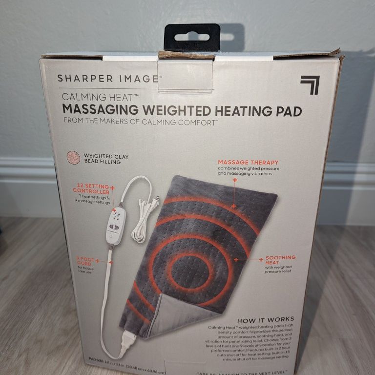 Massaging Weighted Heating Pad Brand New