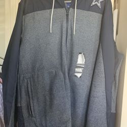 Dallas Cowboys  Nike Front Zip Jacket  With Hood. 