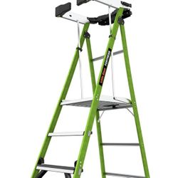 Little Giant Ladders, King Kombo 2.0 XT, Industrial, M6, 6 Ft. A Frame, 10 Ft. Extension, Fiberglass, Type 1AA