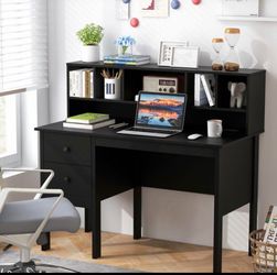 Home Office Computer Desk with Type-C Power Outlets