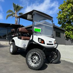 DMV registered EZGO golf cart