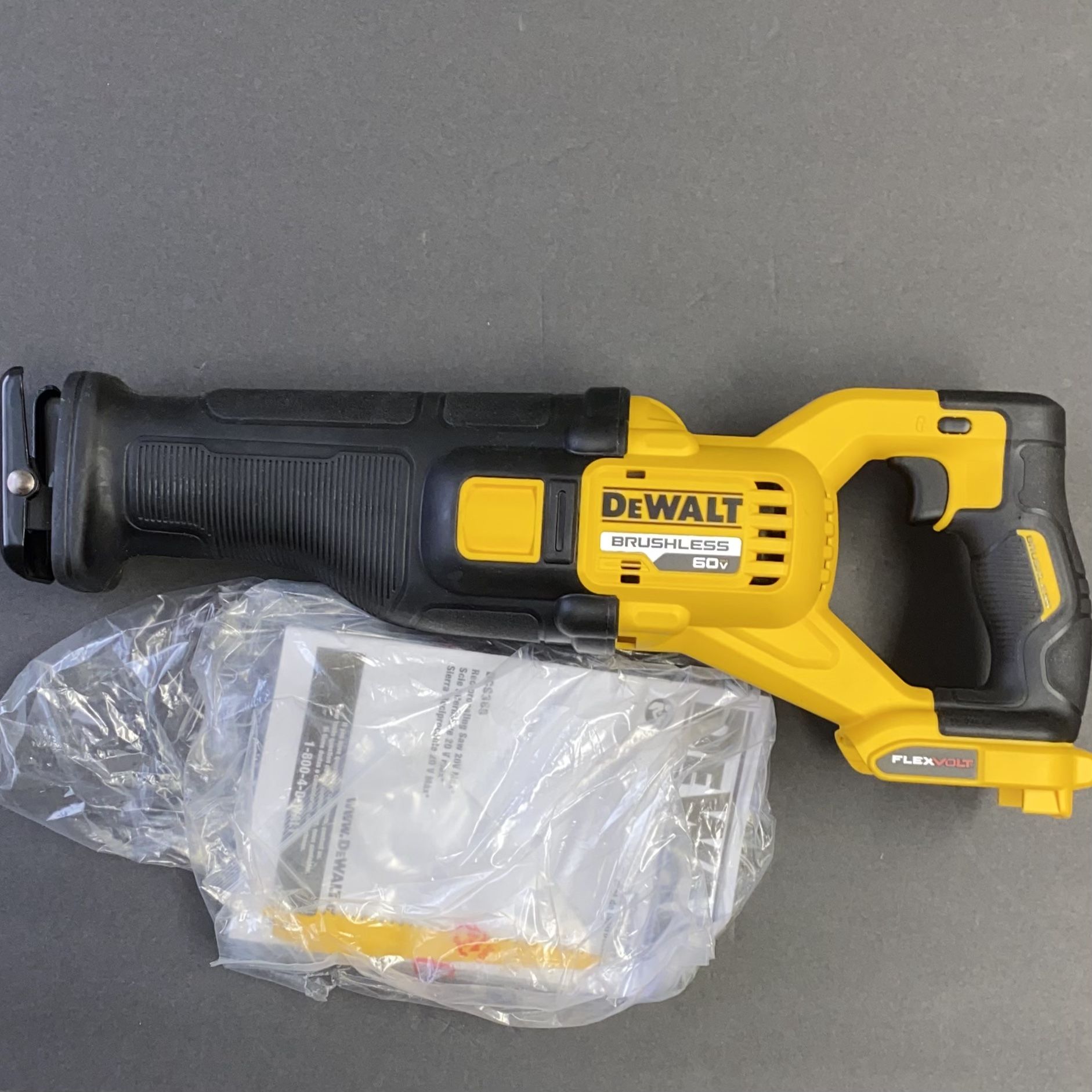 Dewalt FLEXVOLT 60V MAX Cordless Brushless Reciprocating Saw (Tool Only)