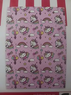 Hello Kitty Unicorn Pink Plush Blanket
