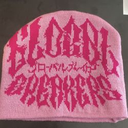 Pink Global Breaker Beanie 