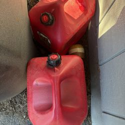 Two 5 Gallon Gas Cans