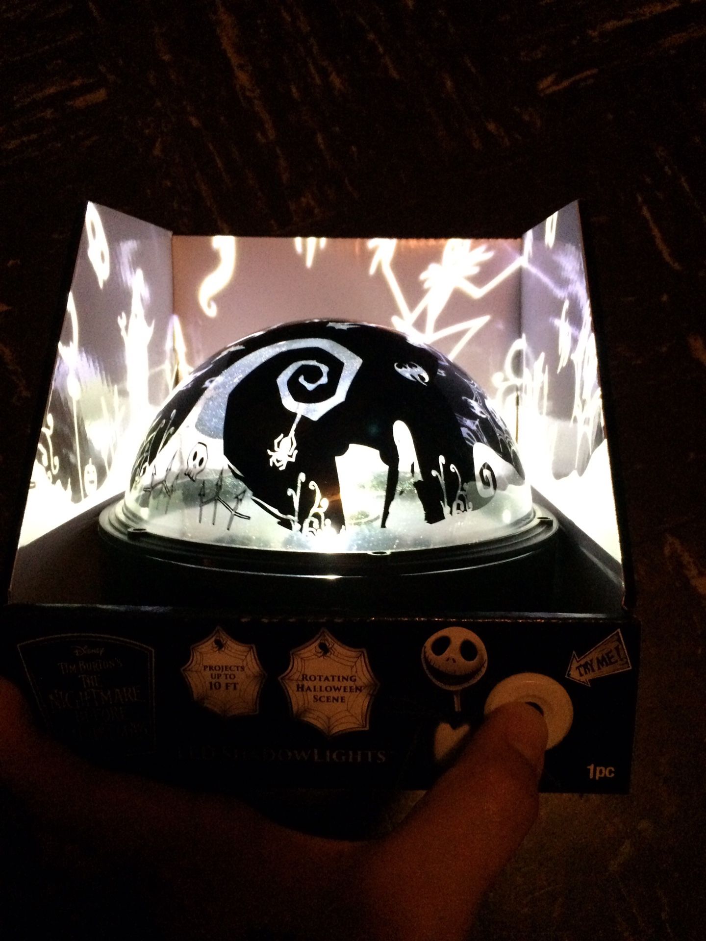 Nightmare Before Christmas Gemmy projector