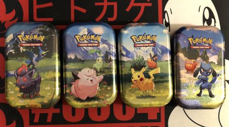 Pokémon Cards Assortment Mini Tins 1EX Large Tin