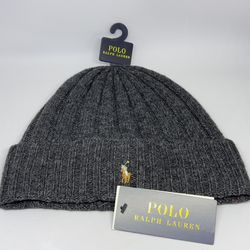 New Ralph Lauren Grey Beanie Hat
