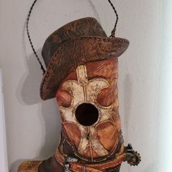 Cowboy Boot Feeder