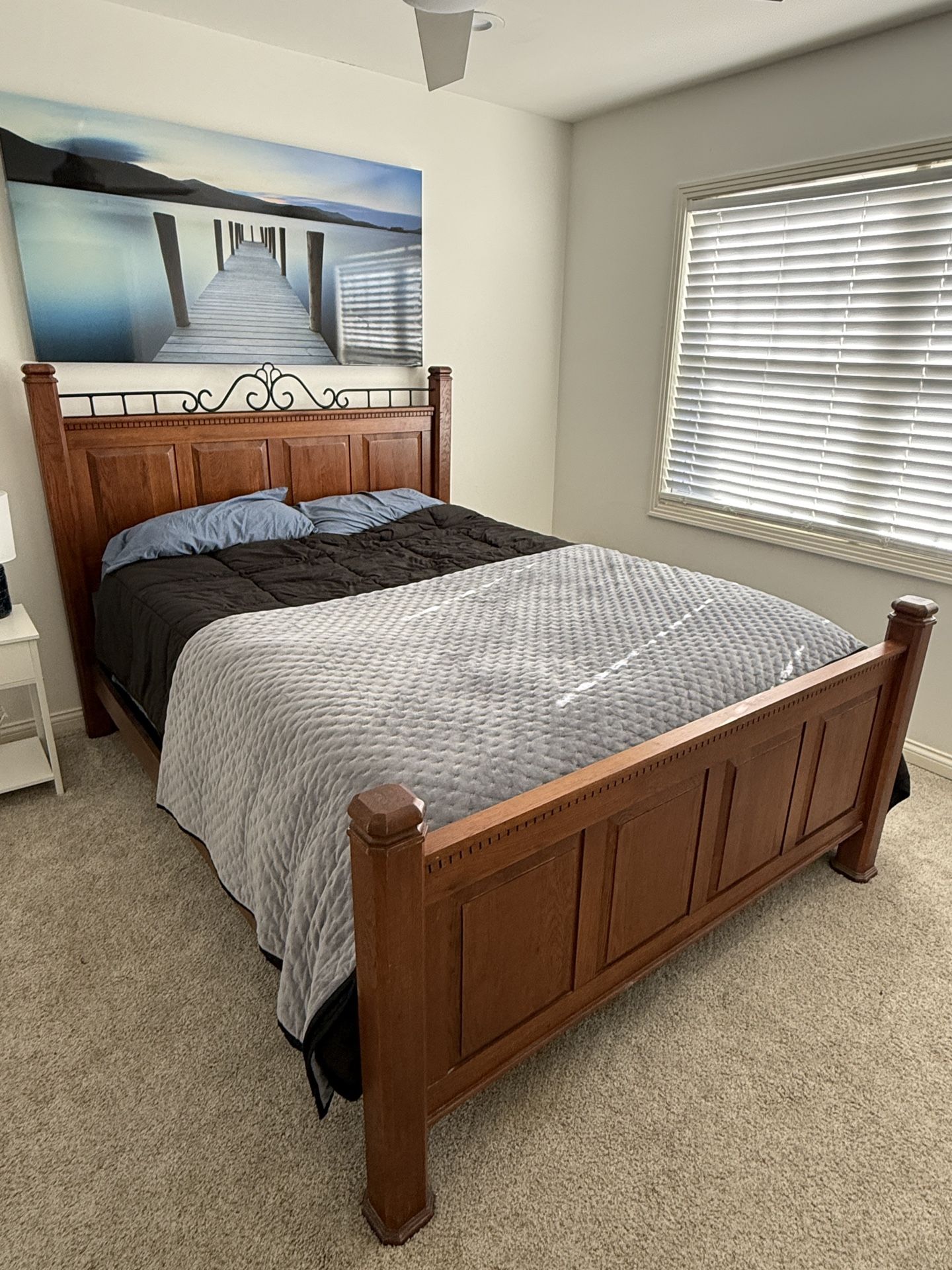 Queen Size Bed Frame- Mattress Not Included