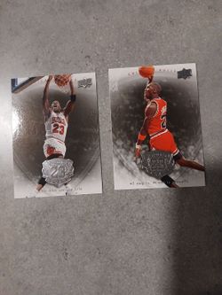Lot of 2 michael jordan legacy cards #43 #29 uper deck 2004