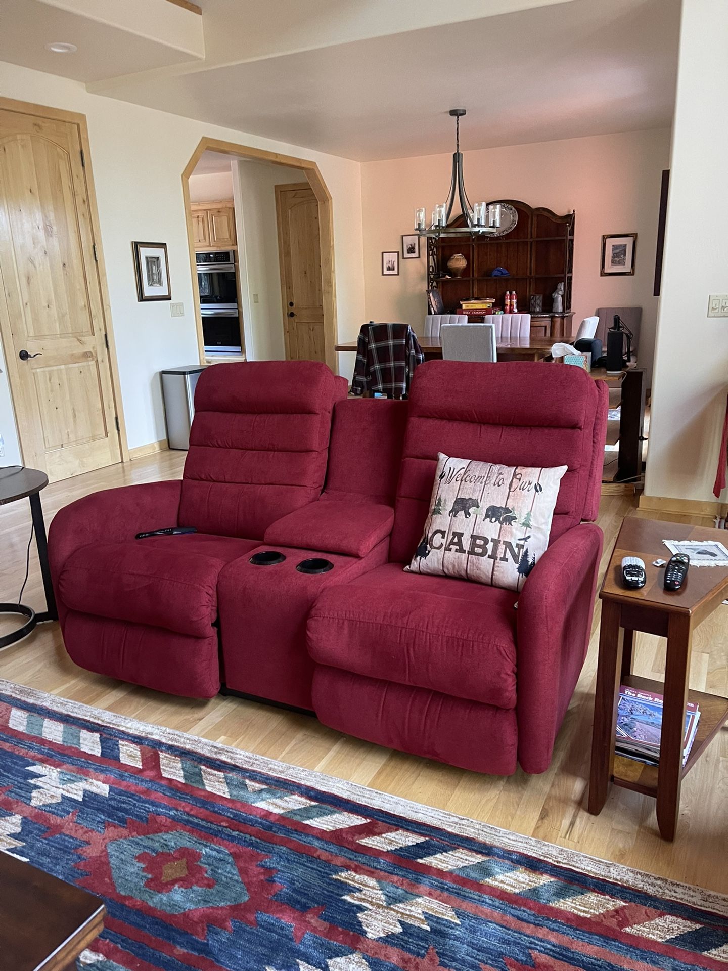 La Z Boy Reclining Sofa and Love Seat Electric