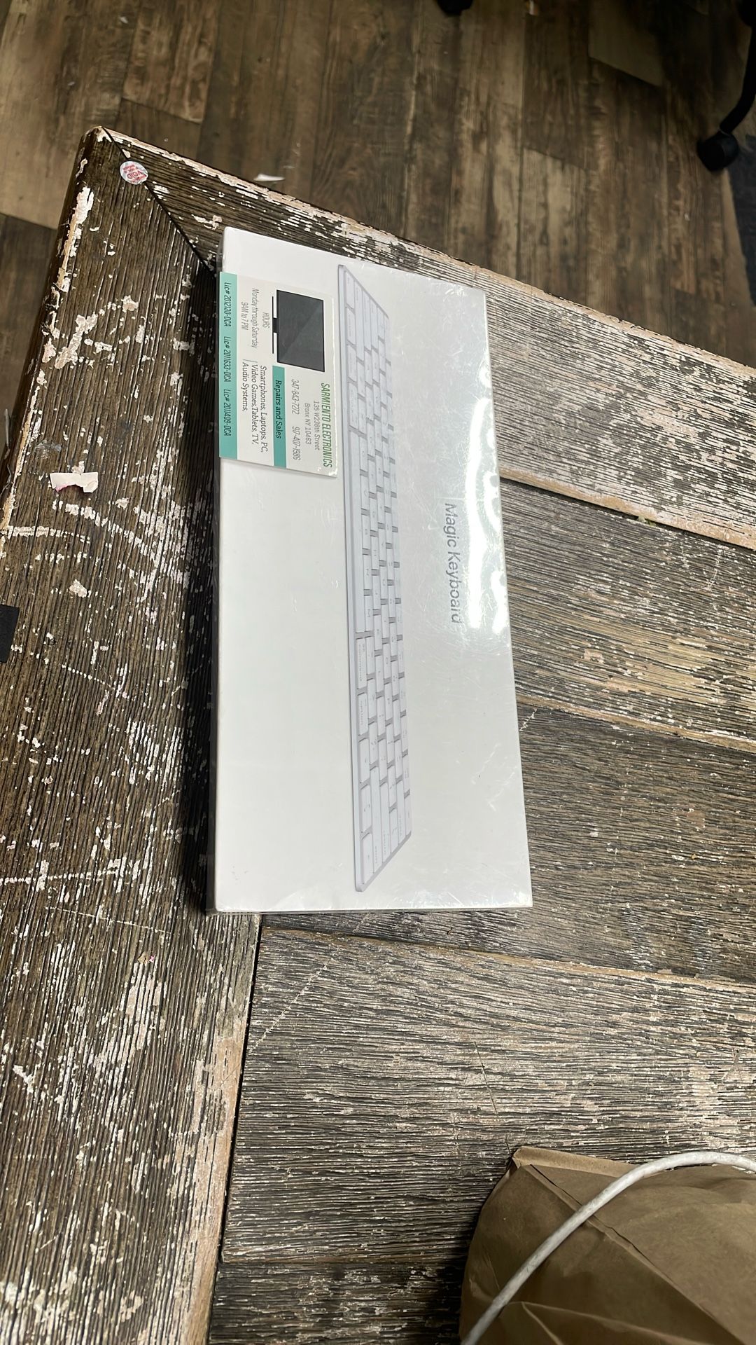 Magic Keyboard -sealed - Lighting Connector $55