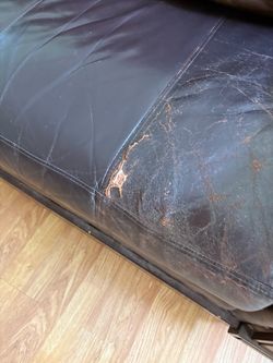 2 leather sofas