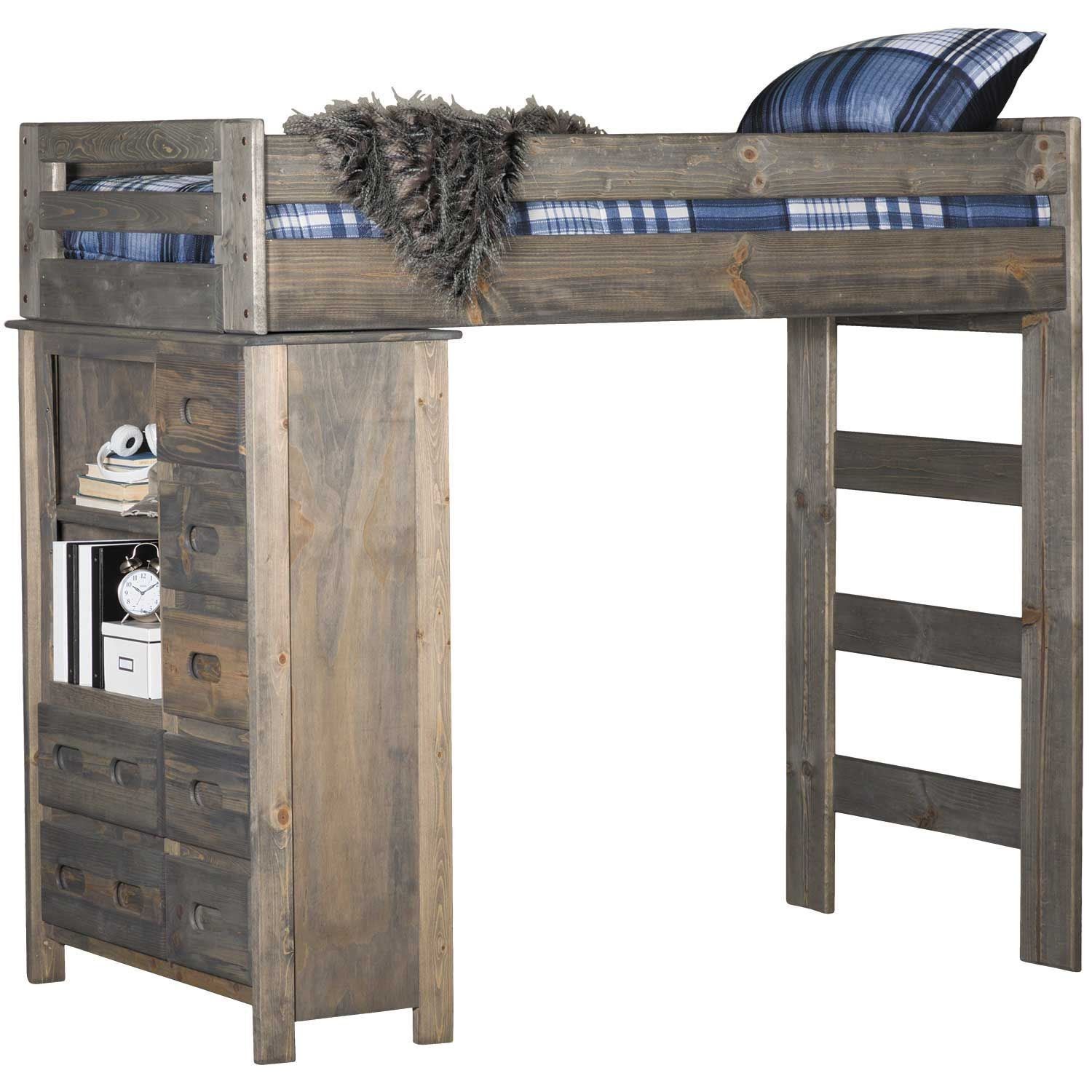 Children’s Bedroom Set Loft Desk TV Chest