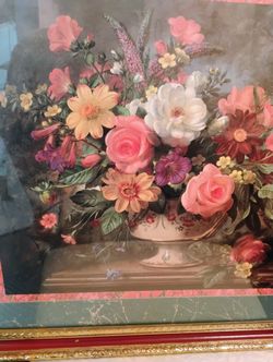 Floral Picture From  Home Interior In