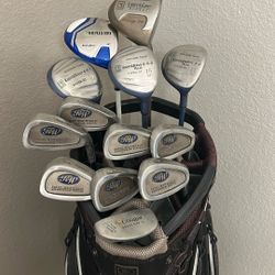 Ladies Complete Golf Club Set Used. Graphite Shafts 