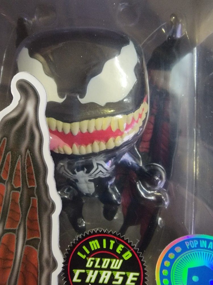 FUNKO "MARVEL": VENOM "W/WINGS" (L.E. GITD CHASE)!! (EXTREMELY RARE/VHTF) **PIAB EXCLUSIVE** 🔥 (MINT CONDITION/INCLS HARD PROTECTOR) *AVAIL*
