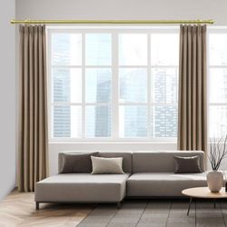 NEW Sealed Gold Curtain Rod – Adjustable 16–144"