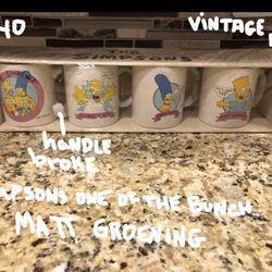Vintage Simpson Coffee Cups 