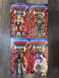Masters of the Universe Action Figures Set of 4